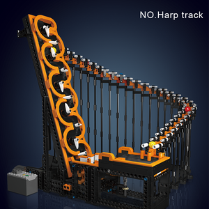 Moule King 26008S 1547PCS Creative Serie Track Harp Ornament Building Block Model Technical Educational Toy Festival Gift - Product Image 4