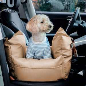 Moderne Luxe Mode Solide Waterdichte Vierkante Oxford Stof Hond Auto Booster Stoel <span class=keywords><strong>Bed</strong></span> Voor Kleine Dieren Alle Seizoenen - Product Image 4