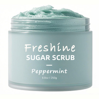 Fabricant OEM de produits de soin de la peau, gommage au sucre de karité, produits de nettoyage naturels en marque privée, masque exfoliant pour les pieds, gommage corporel