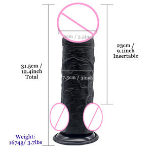Pene Extra Grande Gigante con Cabeza Grande, Pene Súper Grueso, Puño Pesado, Tapón Anal Súper Grande, Otros Productos de Planificación Familiar - Product Image 5