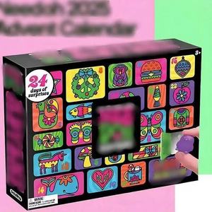 Calendrier de l'Avent Jouets à Presser – Compte à Rebours 24 Jours – Anti-Stress en Silicone – Cadeau Unisexe pour Enfants – Fête en Famille et entre Amis - Product Image 1