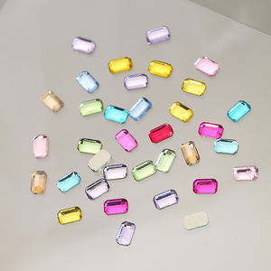 Gran oferta, diseños coloridos de diamantes de imitación con parte posterior plana para uñas, Mini Cristal, taladros cuadrados de colores mezclados, abalorios para uñas, venta al por mayor - Product Image 4
