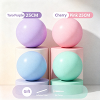 Mini-ball de Pilates Essence, ballon d'exercice pour le yoga, bâtons de massage en tissu, balles et rouleaux de massage, ballon de massage souple