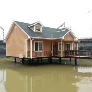 BIỆT THỰ Mỹ ánh sáng Kết Cấu Thép Nhà sản xuất không thấm nước tích hợp container hoạt động nhà cho nông thôn tự xây dựng - Product Image 4