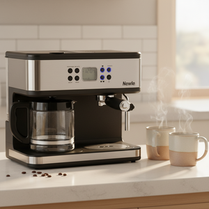 <span class=keywords><strong>Machine</strong></span> à café 2-en-1 : moulin à grains coniques haute pression 20 bars <span class=keywords><strong>et</strong></span> cafetière filtre 1,5 L avec fonction maintien au chaud - Product Image 2