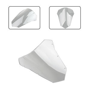 Pare-brise transparent pour moto Yamaha <span class=keywords><strong>FZ6</strong></span> FAZER, pare-brise à Double bulle, qualité supérieure, <span class=keywords><strong>2003</strong></span> — 2008, 2004 - Product Image 4