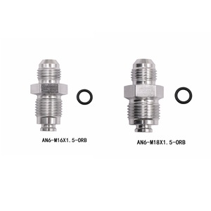 ข้อต่อพวงมาลัยเพาเวอร์ 6AN M16 M18X1.5 อลูมิเนียมอัลลอยด์สำหรับปั๊มไฮดรอลิกและโครงอะไหล่ซ่อมแซม - Product Image 2