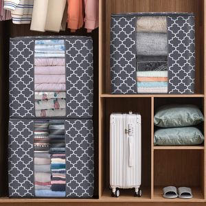 100L Foldable Large Blanket Clothes Organization and <b>Storage</b> Containers with Reinforced Handle Clothes <b>Storage</b> <b>Bag</b> - Product Image 6