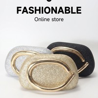 Sac à main décoratif en métal haut de gamme en PU avec strass brillants, nouveau sac de soirée pour femmes, sac à main scintillant léger et luxueux, sac à bandoulière polyvalent