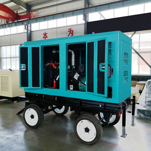 เครื่องกำเนิดไฟฟ้าดีเซล Weichai 100KW แบบเคลื่อนที่ พร้อมกล่องเก็บเสียง สำหรับงานก่อสร้างสะพาน ระบบจ่ายไฟทั่วไป รุ่น KD-100GF 400/230V - Product Image 3