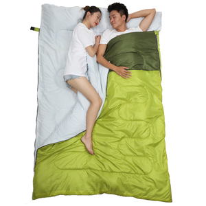 Nouvelle Arrivée Double <span class=keywords><strong>Camping</strong></span> et En Plein Air Coton Compact Grand Sac de Couchage 3 Saisons - Product Image 5