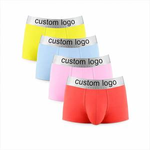 Produzione Rapida di Intimo Maschile di Alta Qualità, Boxer <span class=keywords><strong>da</strong></span> <span class=keywords><strong>Uomo</strong></span> con Grande Volume Frontale, Logo Personalizzato, Varie Taglie - Product Image 4