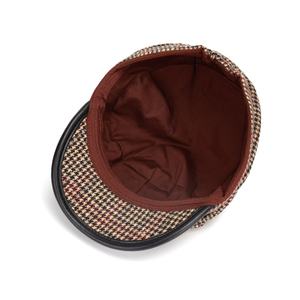 Women's Quality Vintage Beret Hat Fashionable Octagonal <b>Design</b> Spring Casual Adults' New Collection Wholesale Plain Berets - Product Image 5