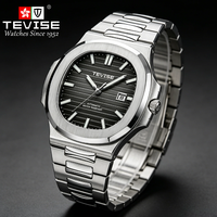 Fabricant de montres personnalisées TEVISE, montre mécanique automatique pour homme, montre étanche pour homme, mouvement Mingzhu, OEM