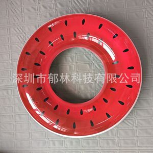 Inflatable PVC Swimming <b>Ring</b> For Child Watermelon And Pineapple Design 20 <b>Thickness</b> Pool Float - Product Image 4