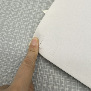 Plateau d'insertion personnalisable en <span class=keywords><strong>mousse</strong></span> floquée blanche pour porte-bagues, doublure de présentation de bijoux en éponge de velours pré-découpée pour vitrine de vente au détail - Product Image 4