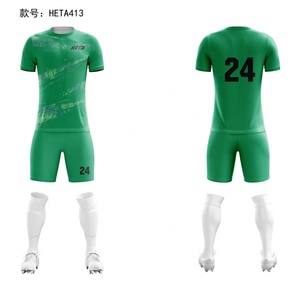 Maillot de football de haute qualité pour adultes et enfants, short de football, maillot de football personnalisé, ensemble de vêtements de sport sublimés - Product Image 2