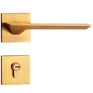 Kunci pintu Interior tidak kehilangan warna, kunci pintu dan gagang unik baru dirancang untuk pintu kayu