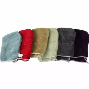 Guante de Lana de Cordero Multicolor Personalizado para Lustrar Zapatos, Manopla Multiusos para Limpiar Cuero, para Sofás, Zapatos y Bolsos, Venta al Por Mayor - Product Image 1