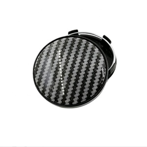 Universel ABS Noir Goutte À Goutte En Caoutchouc En Fiber De Carbone 60MM Enjoliveur De Roue De Voiture Center Cap Jante Pneu Cache-Poussière - Product Image 5