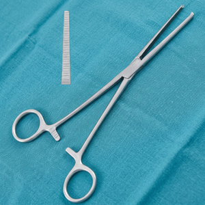 Pinzas Hemostáticas Rochester Ochsner, Rectas, de Acero Inoxidable, Instrumento Quirúrgico para Cirugía General, CE ISO13485 - Product Image 4