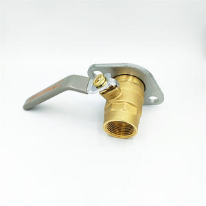 Voll bohrung 1 Zoll 1 "ISO Pn40 Flansch anschluss Schweiß Schnell abschaltung Absperr ventil Kugel hahn Flansch Messing Flansch ventil - Product Image 4