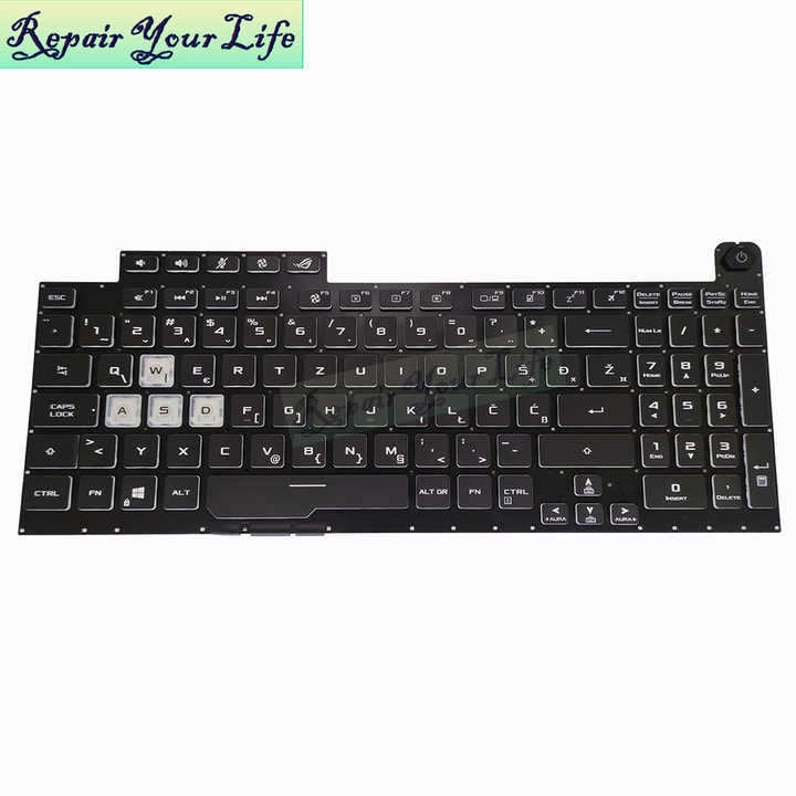 RGB Backlight Keyboard for Asus ROG Strix G17 - Durable Gaming