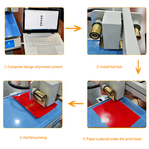 全自动电脑设计软皮笔记本硬皮数码热箔打印机AMD3025 - Product Image 5