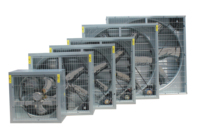 Ventilateur d'extraction industriel haute puissance pour la Ventilation de l'air de serre à faible bruit pression négative ferme poulailler AC électrique