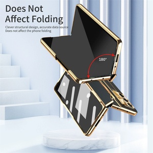 Lujo 360 °   Funda con Soporte Magnético Giratorio y Carga Inalámbrica para Samsung Z Fold 7 6 5, Carcasa Plegable Antigolpes para Teléfono Móvil - Product Image 3