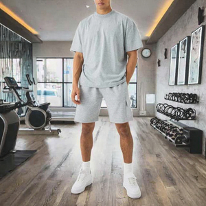 Conjunto Deportivo Masculino Verano 2026, Conjunto Casual de Playa, Camiseta de Secado Rápido y Pantalones Cortos Deportivos para Hombre, Entrenamiento Deportivo - Product Image 3
