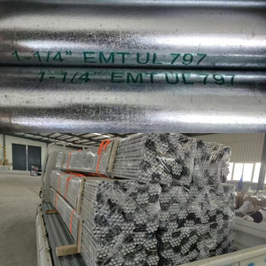 Tube métallique électrique <span class=keywords><strong>en</strong></span> acier galvanisé HDG UL797 Protection de fil électrique <span class=keywords><strong>en</strong></span> métal standard Tuyau de conduit EMT - Product Image 3
