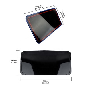 ฝาครอบตกแต่งช่องลมบนหลังคาซันรูฟ อุปกรณ์ตกแต่งภายนอกรถยนต์ - Product Image 3