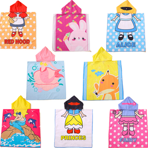 En stock, vente en gros, serviette <span class=keywords><strong>de</strong></span> voyage carrée en polyester à capuche motif dessin animé, peignoir <span class=keywords><strong>de</strong></span> <span class=keywords><strong>bain</strong></span> pour <span class=keywords><strong>bébé</strong></span>, serviettes <span class=keywords><strong>de</strong></span> <span class=keywords><strong>bain</strong></span>, serviette <span class=keywords><strong>de</strong></span> plage en microfibre pour enfants - Product Image 1