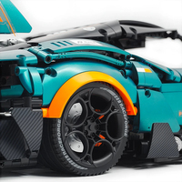 EN STOCK GULY 10647 Véhicule sportif technique Vulcan, blocs de construction, briques à assembler, modèle DIY, jouets pour garçons, cadeaux de Noël pour enfants
