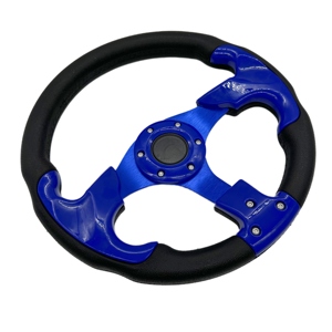 <span class=keywords><strong>12</strong></span>.5인치 블루 플라스틱 PU 유니버설 골프 카트 스티어링 휠 보트 스티어링 휠 - Product Image 3