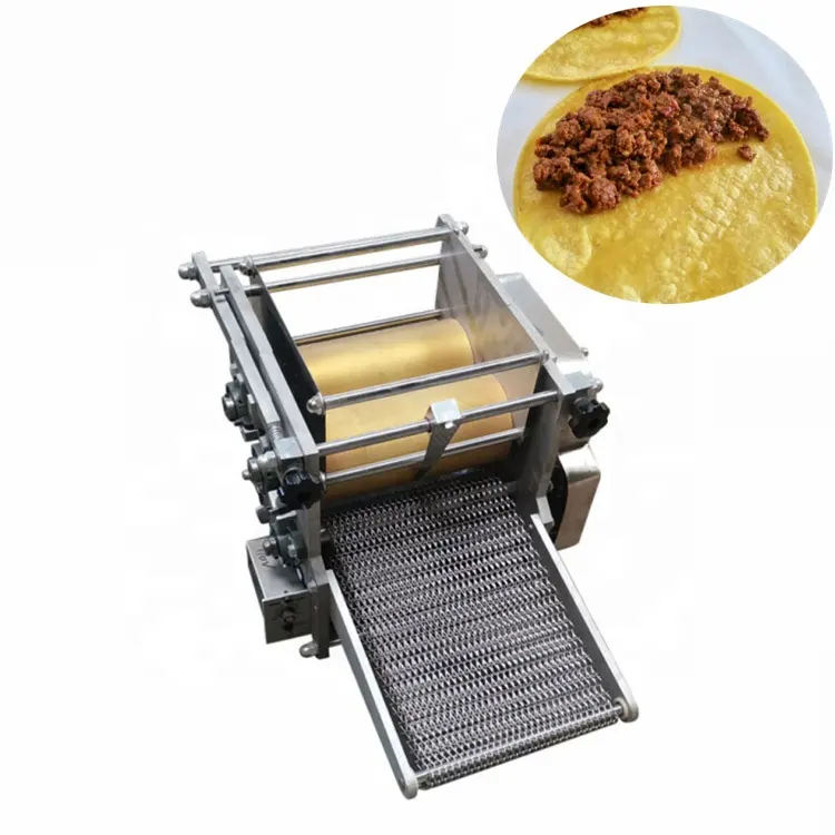 Taco nachos burrito quesadilla 피자 chapati maquina para hacer de harina 전기 옥수수 메이커 만들기 기계 maiz 탁상