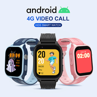 Nuovo Smartwatch D18 per Bambini 2026 con Slot SIM, Fotocamera, Videochiamata, GPS, WiFi, Posizionamento LBS, Orologio Intelligente 4G Android per Ragazzi