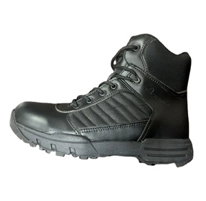 TSB0704 Definite Asiaon Customized Black Leather Cow Leather New Design Black Ankle <b>Boots</b> Forest <b>Hiking</b> <b>Boots</b> - Product Image 2