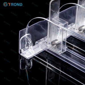 Diviseur d'étagère en plastique au détail de bouteilles intelligentes transparentes et poussoir réfrigérateur et congélateur de supermarché étagères de vente au détail - Product Image 6