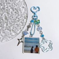 Nouveau porte-clés polyvalent personnalisé en alliage de zinc, style luxe, design appareil photo Polaroid, pour pièces de monnaie et disques vinyles japonais, thème Terre