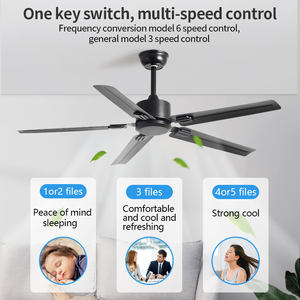 现代电动交流电机遥控五叶吊扇，节能静音设计，适合家庭或酒店 - Product Image 3