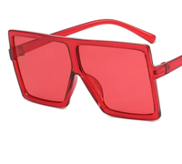 Lunettes de soleil unisexes de créateur 2026, monture PC, verres acryliques UV400, style carré, vente en gros, prix abordable