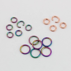 Nolvo Thế Giới <span class=keywords><strong>2025</strong></span> thiết kế mới phần cứng có thể mở ra loại nhỏ 6mm 10mm O-ring khóa kim loại O Ring cho túi xách/túi - Product Image 3