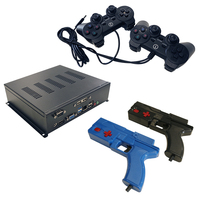 Pistolet Lumineux pour Mini PC Borne d'Arcade Tir Max Rétro Accessoires de Jeux Vidéo Kit de Pistolets Lumineux 177+ Jeux de Tir Classiques