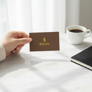 Biglietti da Visita Personalizzati in Carta Resistente 300-400GSM con Logo in Lamina d'Oro a Caldo, Biglietti di Ringraziamento di Lusso <span class=keywords><strong>per</strong></span> Promozione del Marchio - Product Image 2
