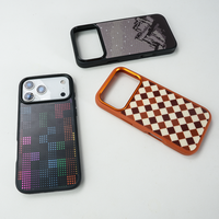 Coque de téléphone magnétique à protection intégrale avec sable lumineux fluide pour iPhone 15 16 17 Pro Max – Accessoires pour téléphone