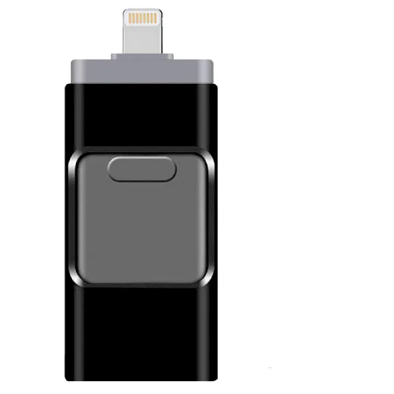 Super mini 128gb usb flash drive 3 in 1 Aluminum USB flash drive 16gb 32gb 64gb for iphone USB OTG
