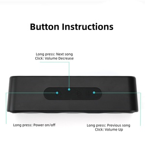 Xách Tay Stereo Loa Không Dây TWS Ghép Nối 2 Kênh Loa Siêu Trầm Ngoài Trời Âm Thanh Sâu Loa Siêu Trầm AUX Loa Không Dây - Product Image 5