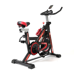 Vélo de spinning d'intérieur avec moniteur de fréquence cardiaque LED, équipement de fitness aérobie, équipement de fitness réglable pour la maison - Product Image 1